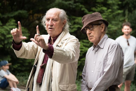 Woody Allen (vpravo) poslední dobou spolupracuje s italským kameramanem Vittoriem Storarem.