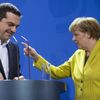 Tsipras a Merkelová