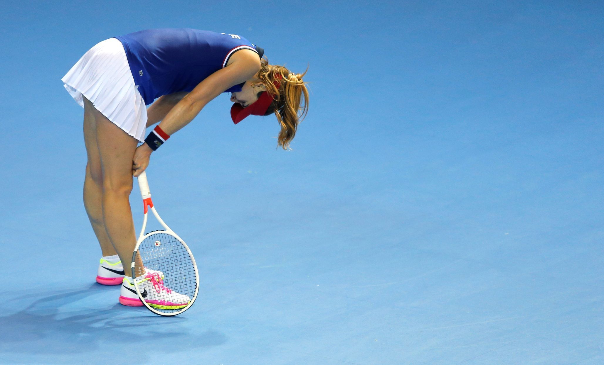 Alizé Cornetová ve finále Fed Cupu 2016