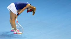 Alizé Cornetová ve finále Fed Cupu 2016