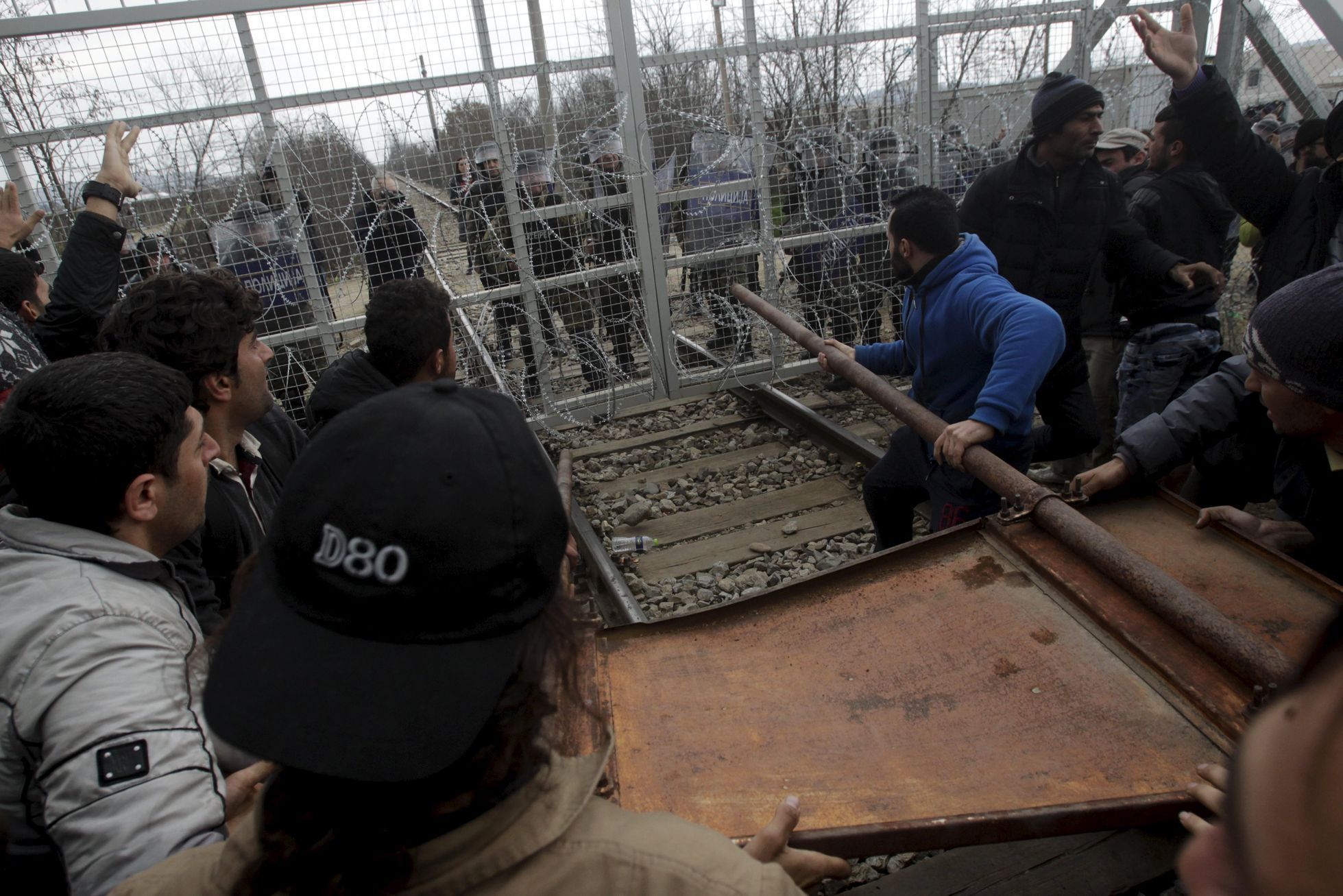 Uprchlíci v Idomeni