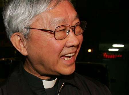 Nově jmenovaný kardinál - čínský arcibiskup Cen Ce-kiun