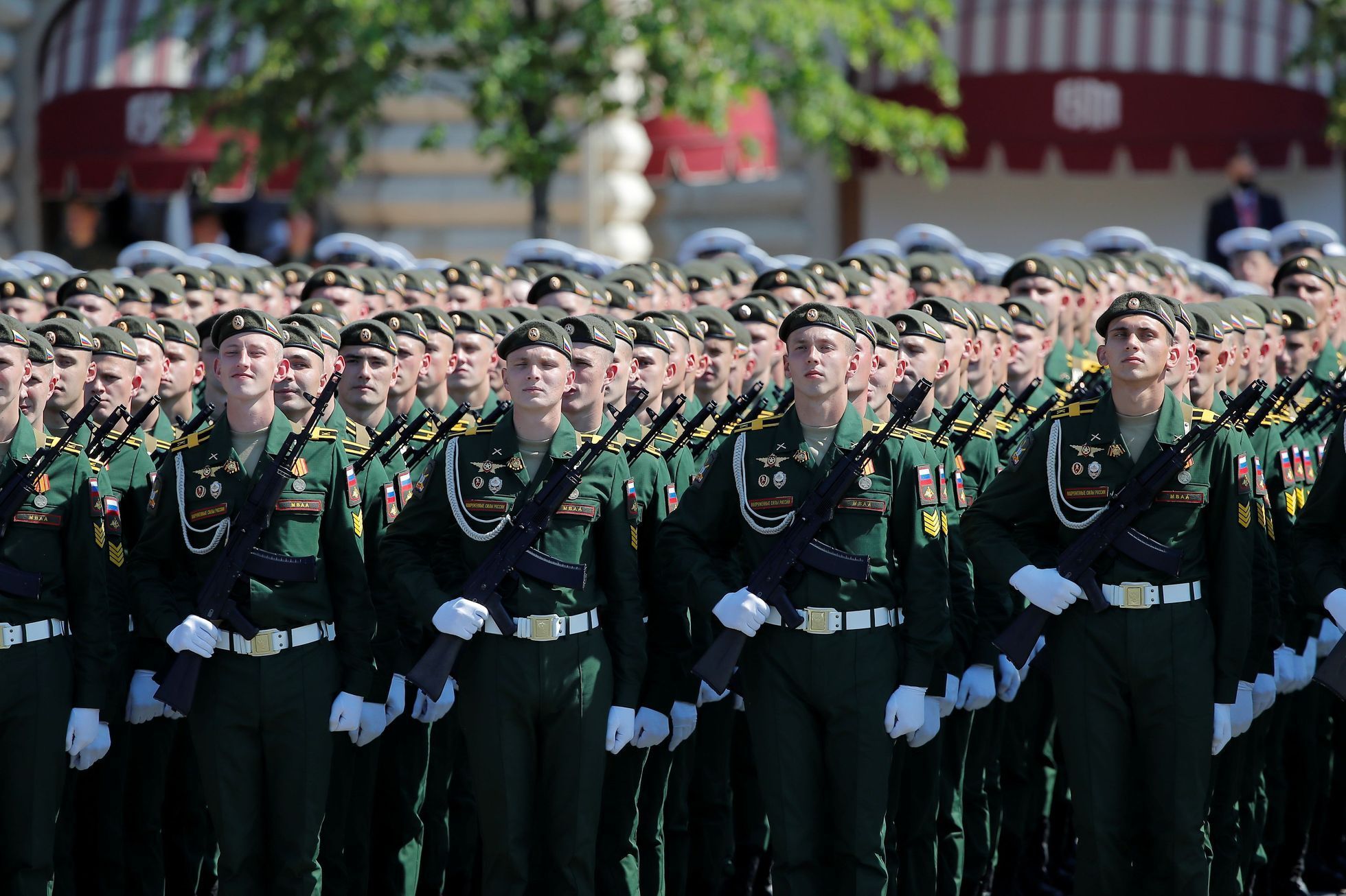 Vojenská přehlídka v Moskvě