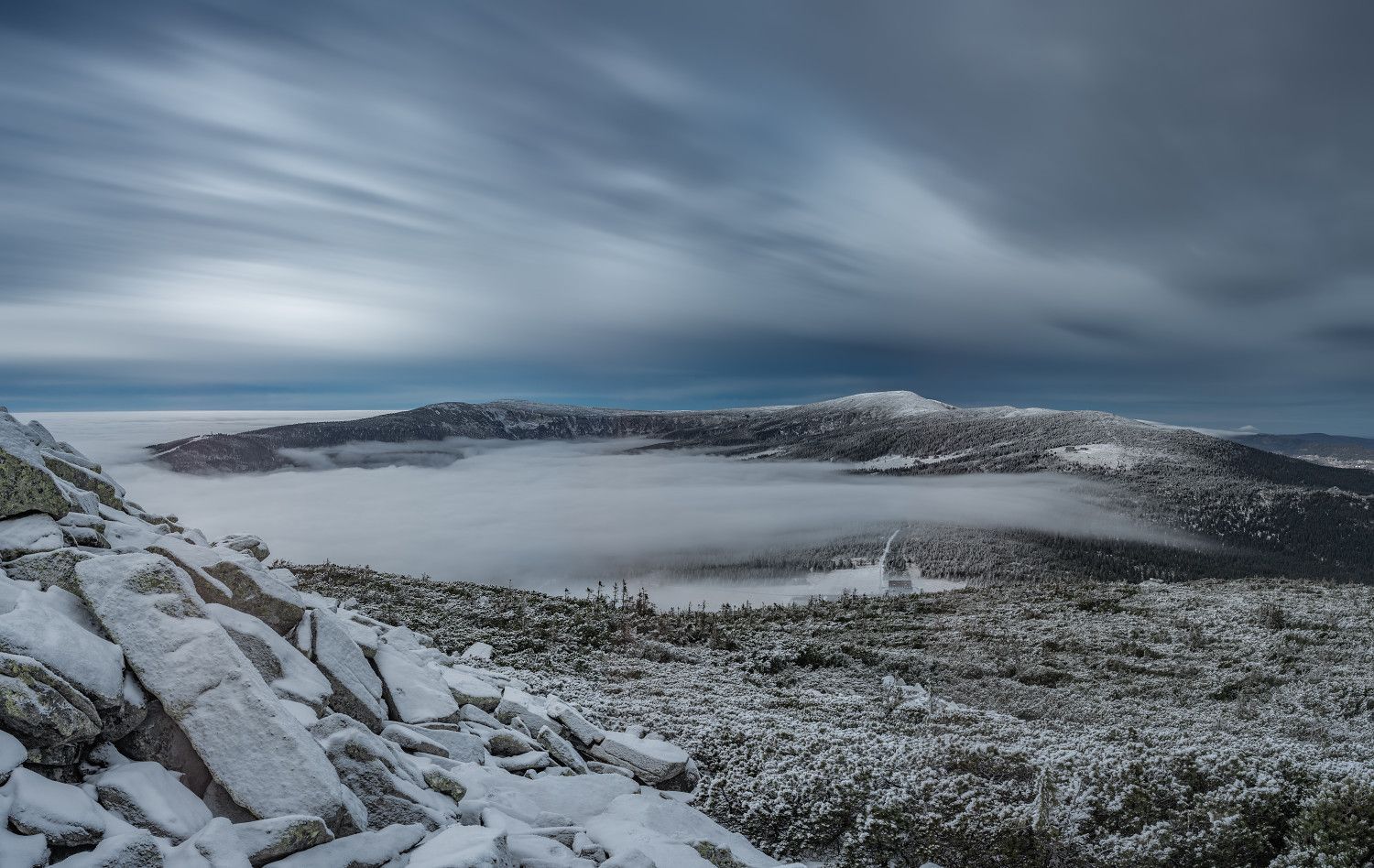 Krkonoše, KRNAP, národní park, hory, Česko, domácí, příroda