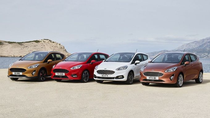 Čtyři verze nového Fordu Fiesta