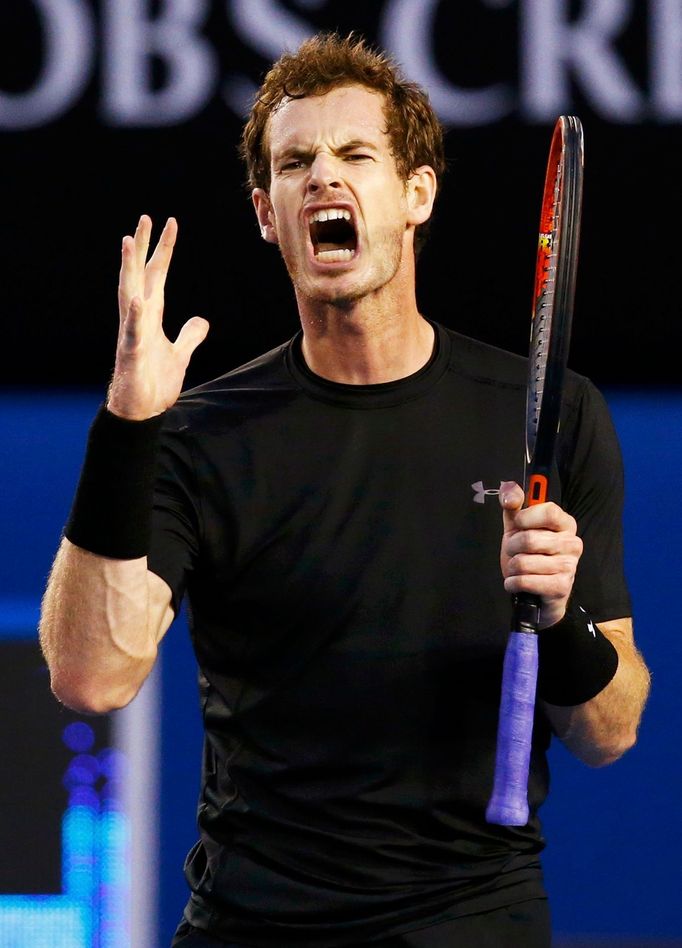 Andy Murray ve finále Australian Open 2015