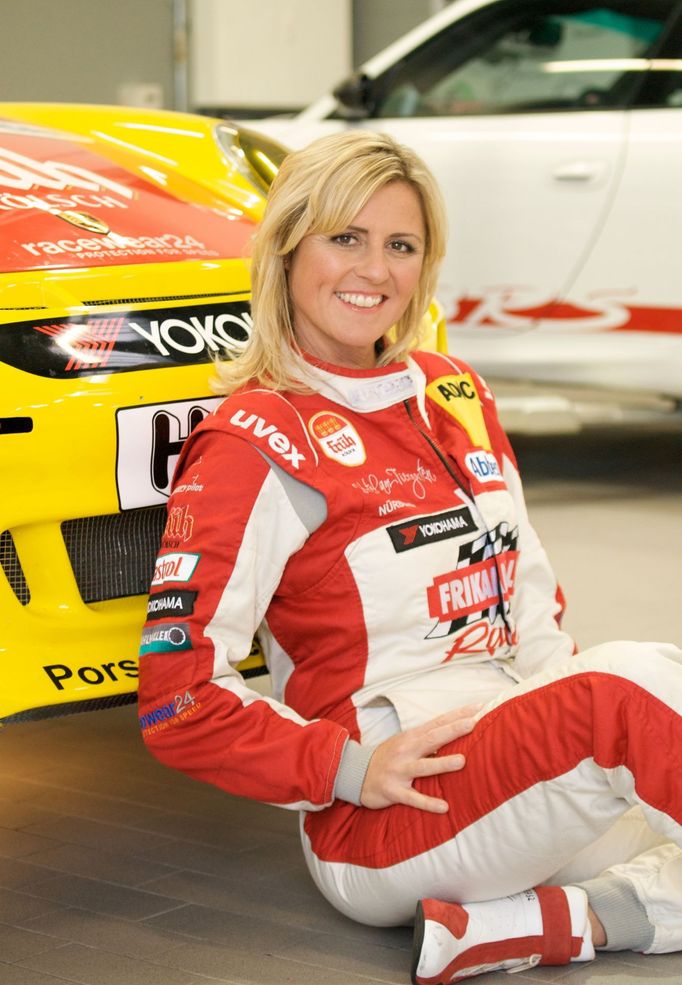 Německá závodnice Sabine Schmitzová.