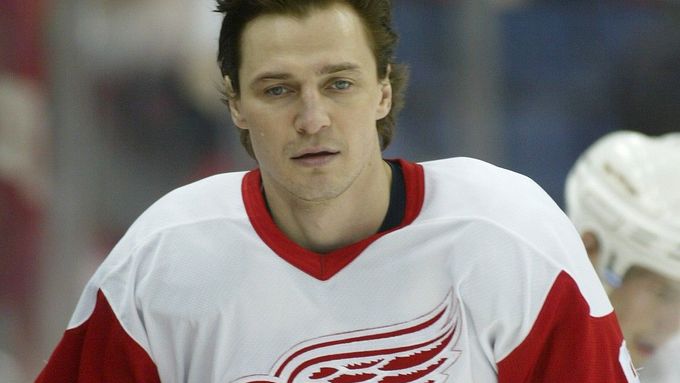 Sergej Fjodorov v dresu Detroitu