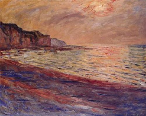 Claud Monet: Pláž v Pourville