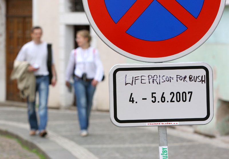 Zákaz parkování na Hradčanech