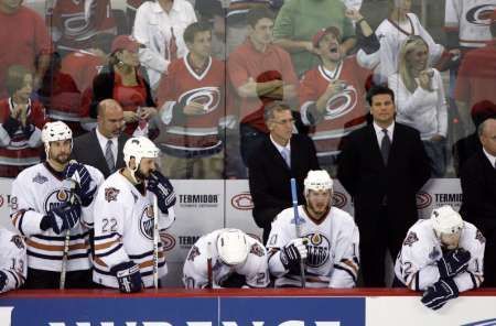 Smutek hráčů Edmontonu