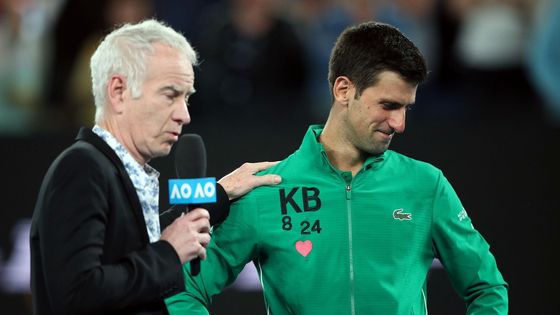 Novak Djokovič při rozhovoru o Kobe Bryantovi