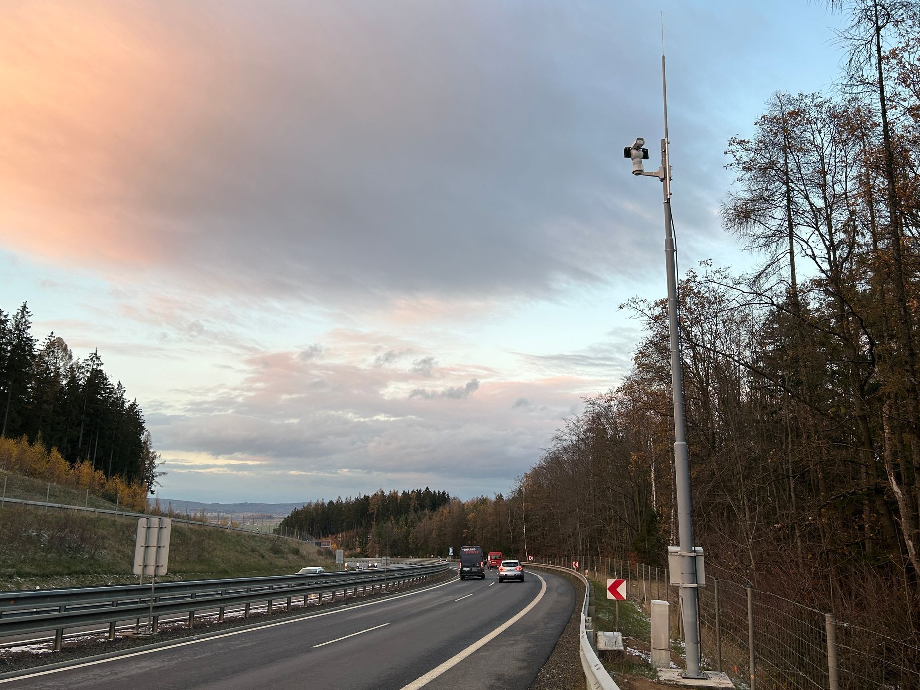 Dálnice D4, kamery