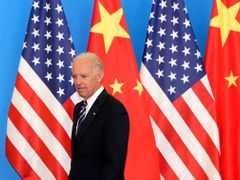 Americký viceprezident Joe Biden v Pekingu.
