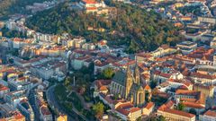 panorama Brno pohled Petrov Špilberk