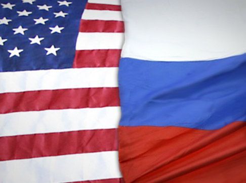 USA - Rusko - vlajky