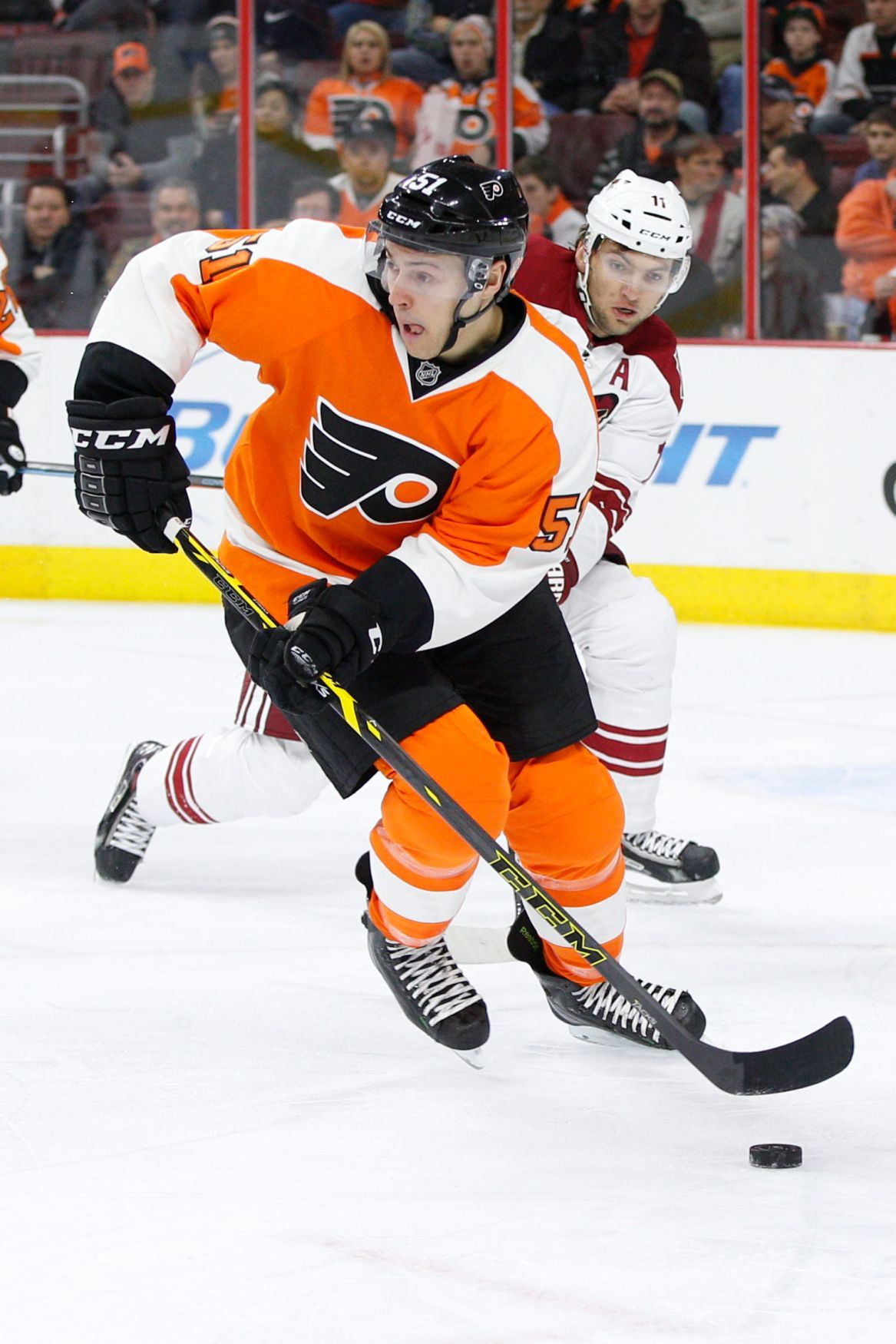 Petr Straka - debut v Philadelphii Flyers