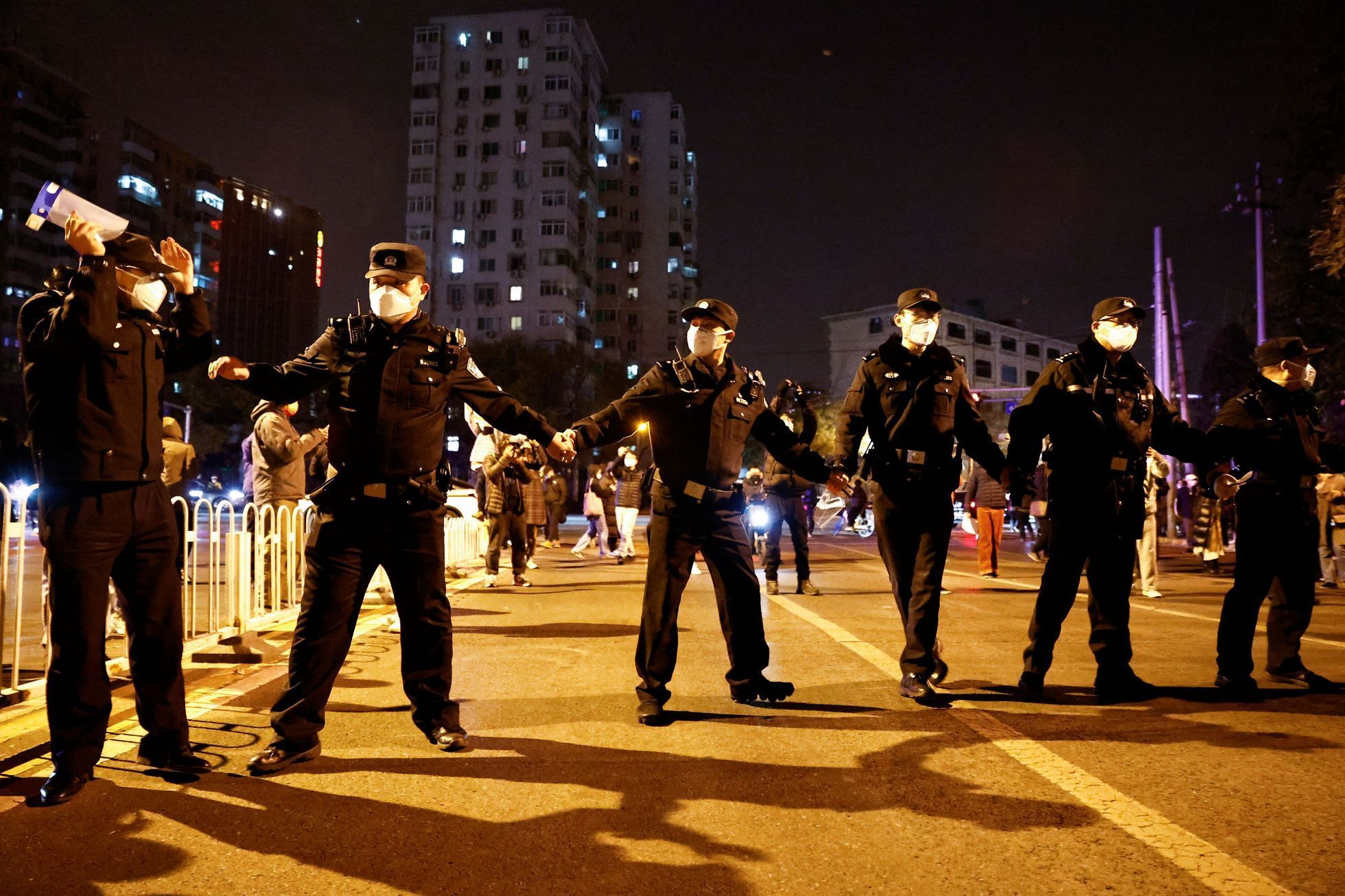 čína covid lockdown protest