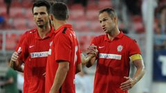 Česká liga: Brno - Slovácko, Jan Polák se spoluhráči