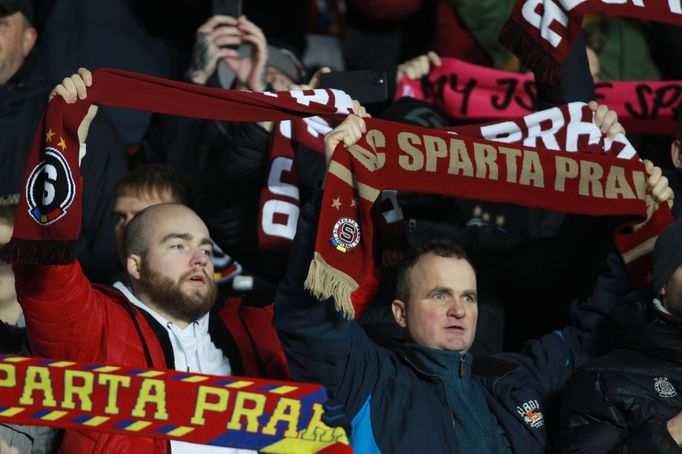 Sparta - Liverpool: fanoušci Sparty