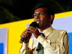 Nastupující maledivský prezident Mohamed Našíd