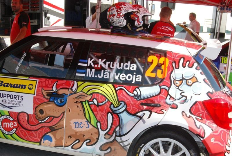 Barum rallye - servisní zóna