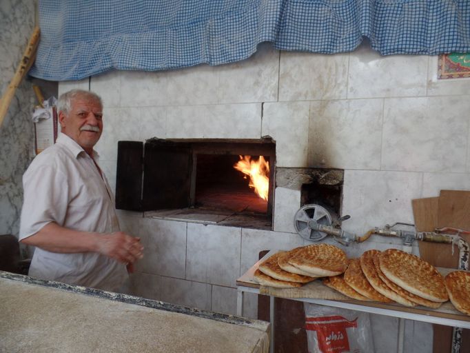 Nejlepší chleba v Íránu.