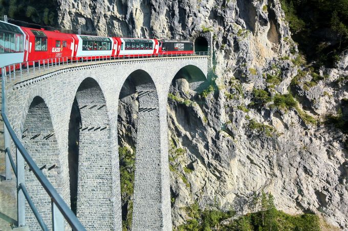 Glacier Express, Švýcarsko