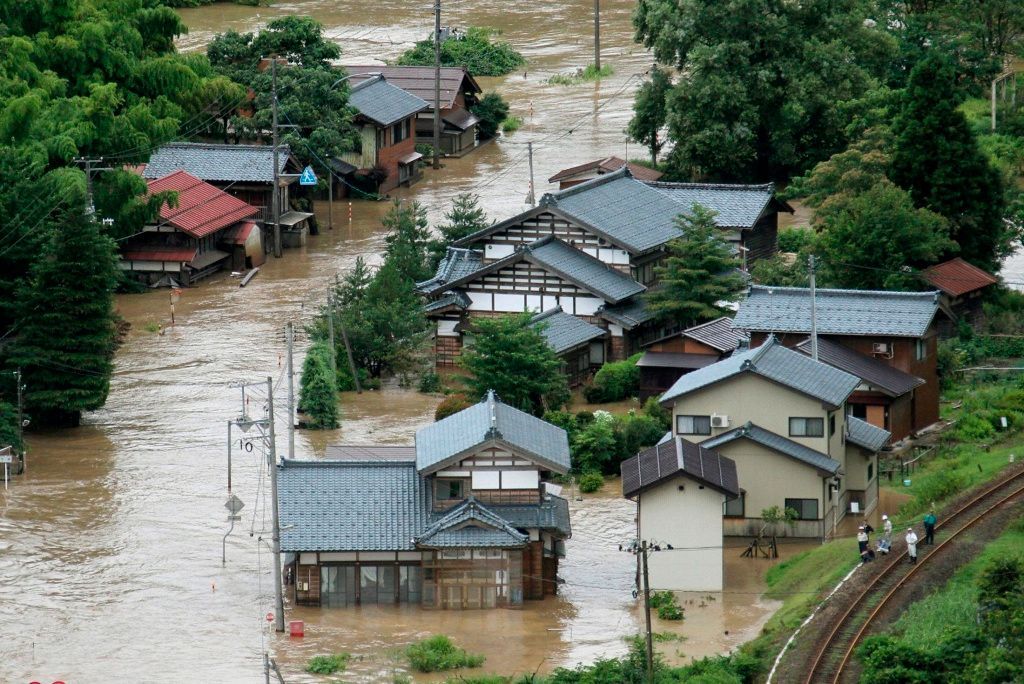 Japonsko - záplavy, Niigata
