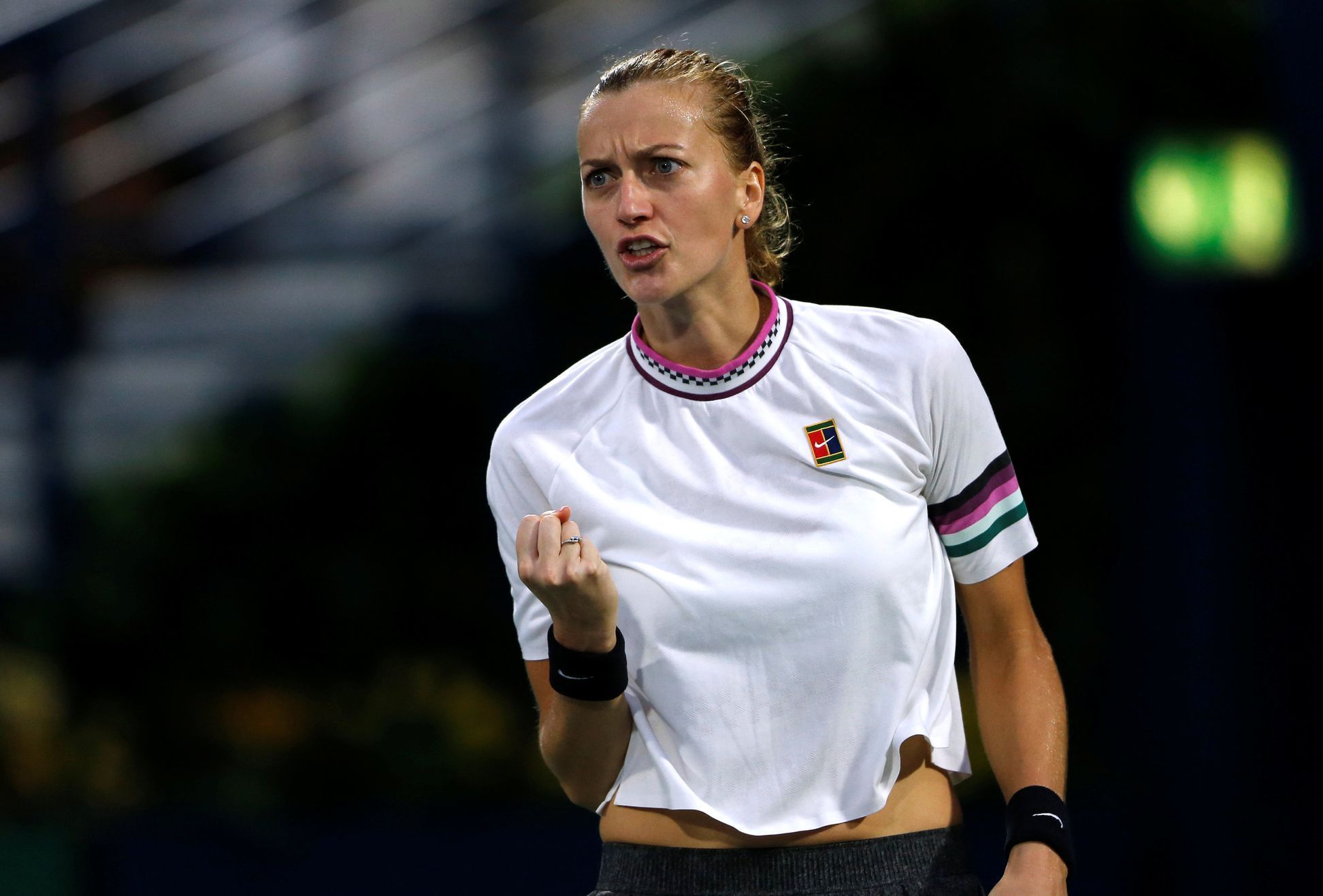 Petra Kvitová ve čtvrtfinále turnaje v Dubaji 2019