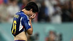 Takumi Minamino neproměnil penaltu v rozstřelu osmifinále MS 2022 Japonsko - Chorvatsko