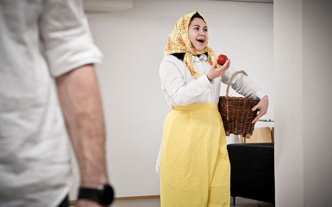 Snímek ze zkoušky Světla na konci tmy.