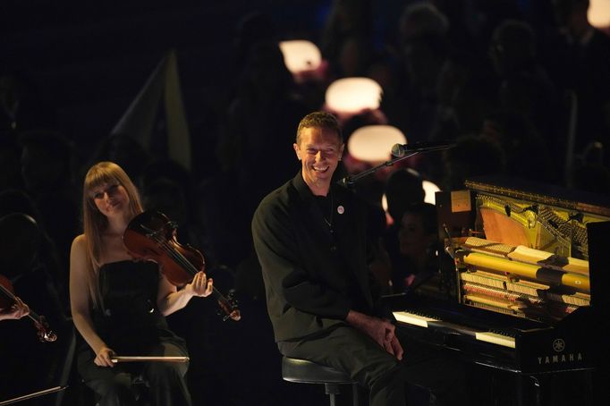 Chris Martin z kapely Coldplay.