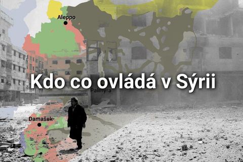 Rusko je ve válce. Podívejte se v přehledných mapách, kdo co v Sýrii ovládá a kdo za kým stojí