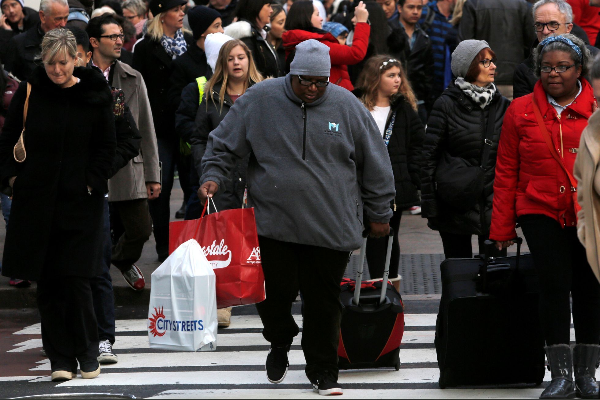 Black Friday v New Yorku - nákupní horečka