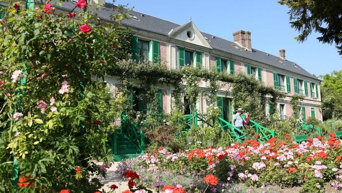 Monetův obytný dům v Giverny, kde dnes sídlí muzeum.