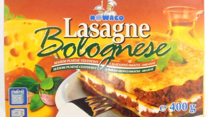 Lasagne s koňským masem