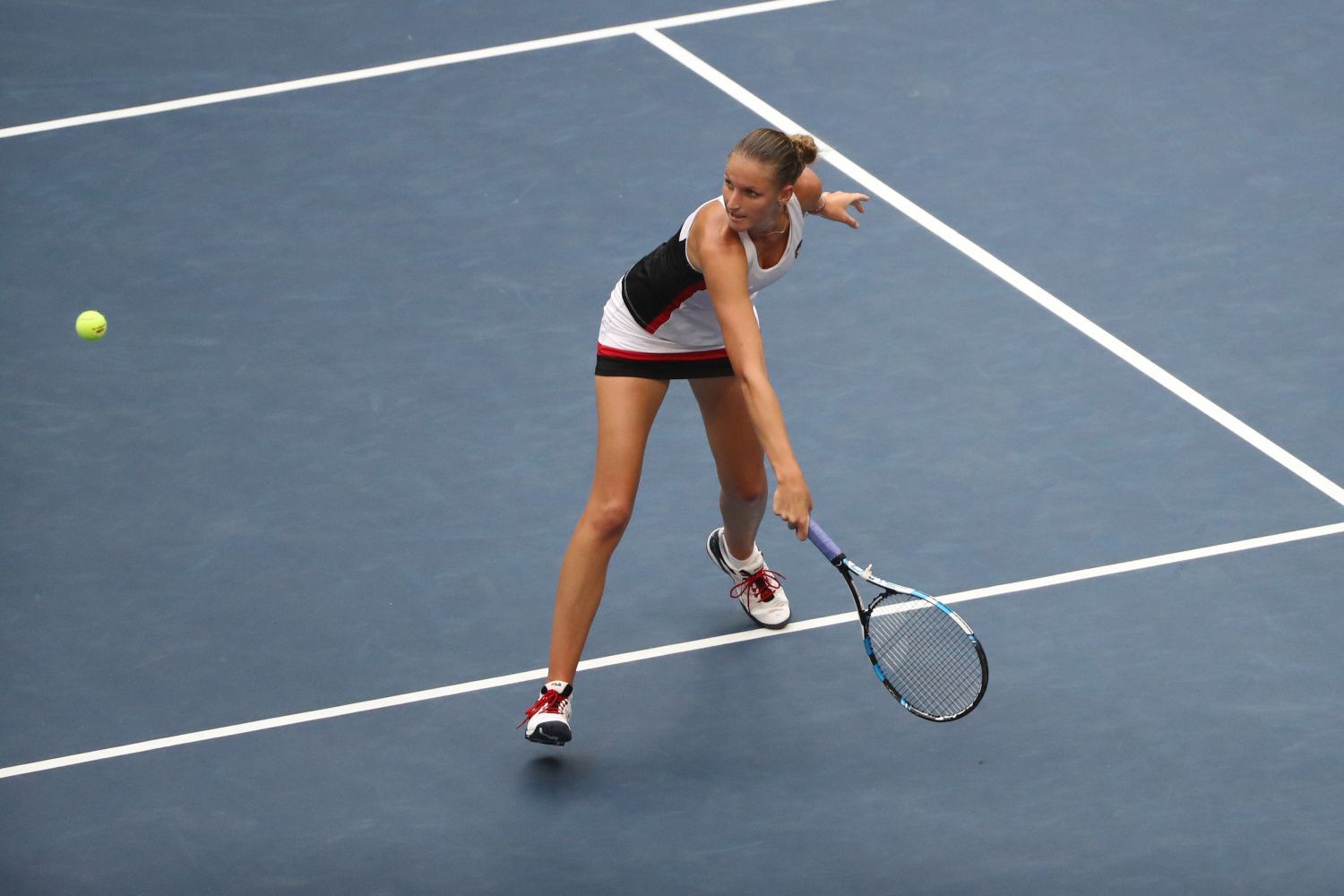 Karolína Plíšková ve finále US Open 2016 s Angelique Kerberoovu