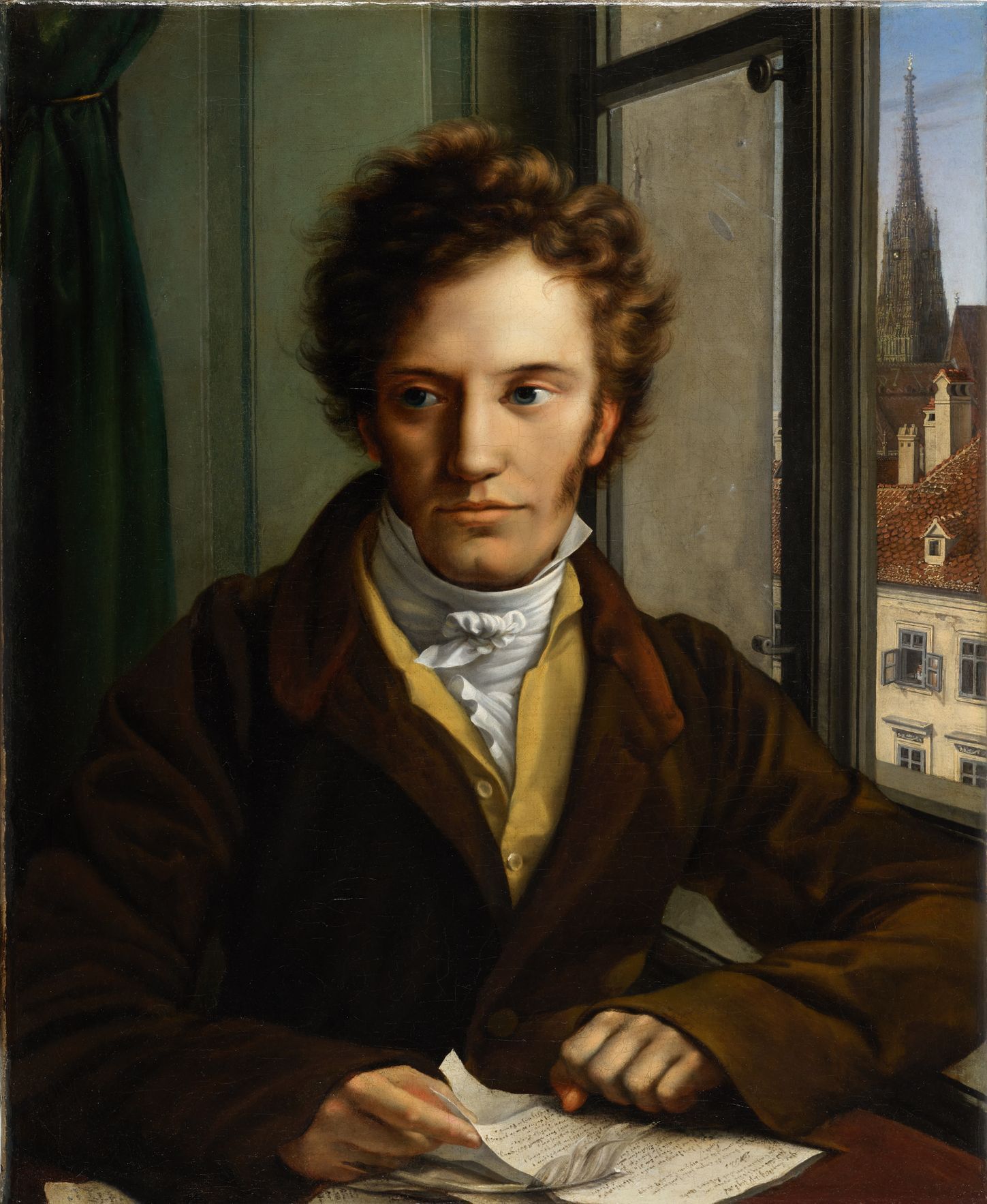August Carl Friedrich Klöber: Portrét mladého básníka