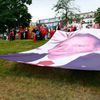 Demonstrace v Kolíně nad Rýnem na podporu tureckého prezidenta Recepa Erdogana