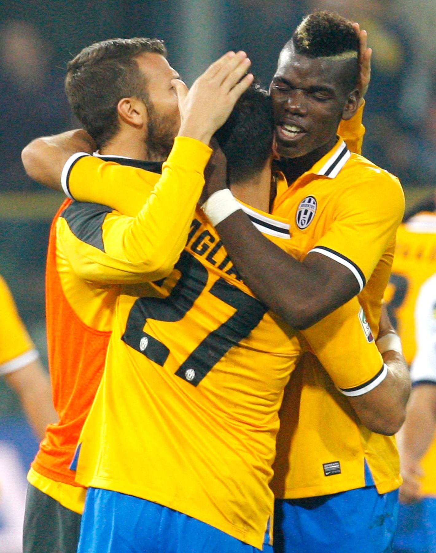 Paul Pogba z Juventusu slaví gól