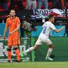 Patrik Schick slaví gól v osmifinále Nizozemsko - Česko na ME 2020