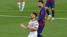 Dries Mertens  z Neapole v odvetném osmifinále Ligy mistrů Barcelona - Neapol