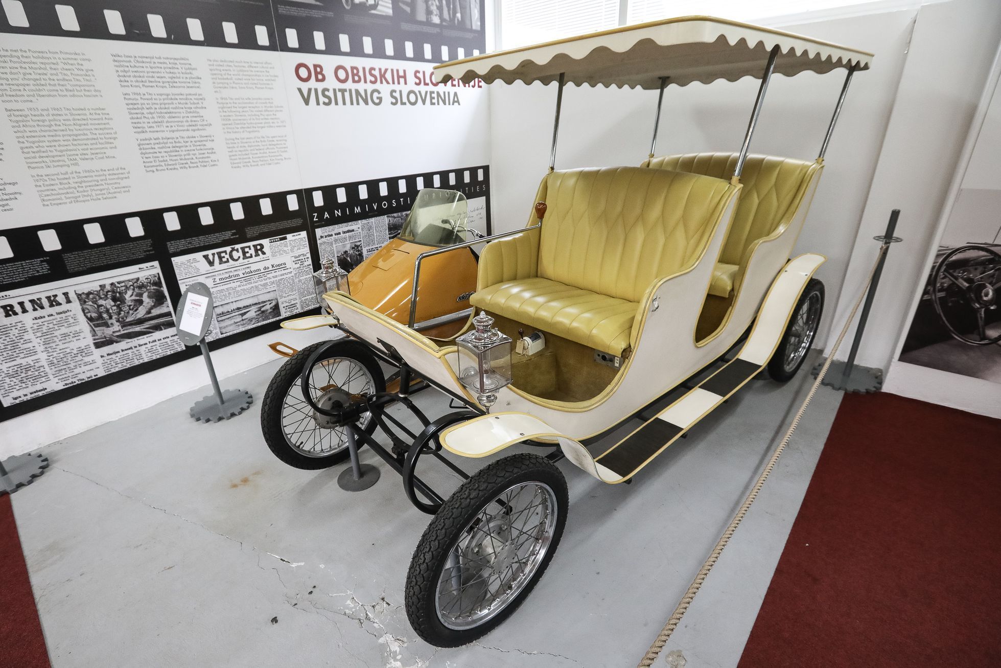 Slovinsko, muzeum aut Josipa Broze Tita