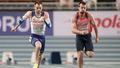Andrew Robertson a Zdeněk Stromšík v rozběhu na 60 m na HME 2021