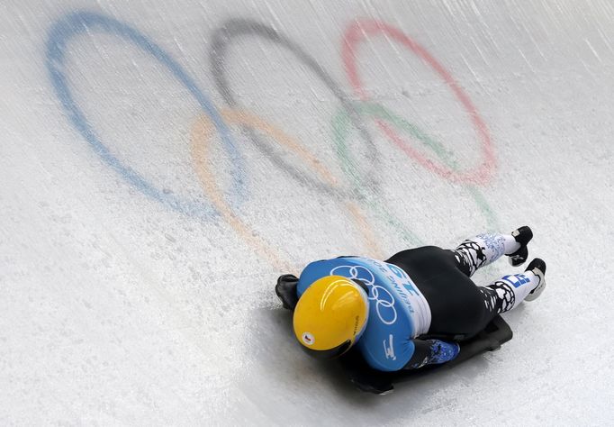 Česká skeletonistka Anna Fernstädtová na ZOH 2022 v Pekingu