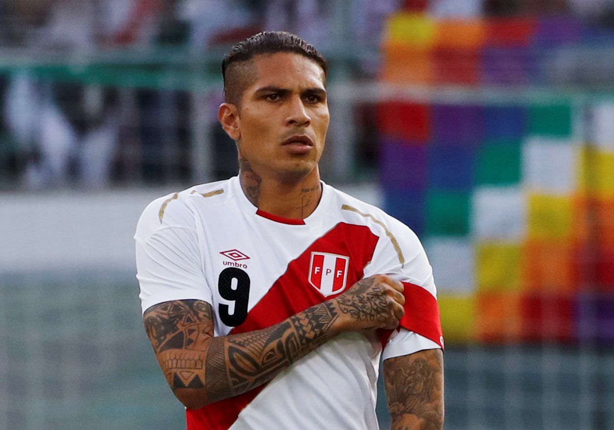 Paolo Guerrero (Peru) před MS 2018