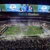 SoFi Stadium v Inglewoodu během Super Bowlu LVI 2022 LA Rams - Cincinnati Bengals