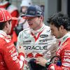 F1, VC Las Vegas 2023: Charles Leclerc (Ferrari), Max Verstappen a Sergio Pérez /