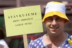 General strike attended by 900,000 Czechs